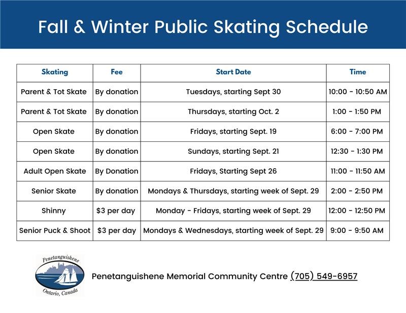 Skating Schedule