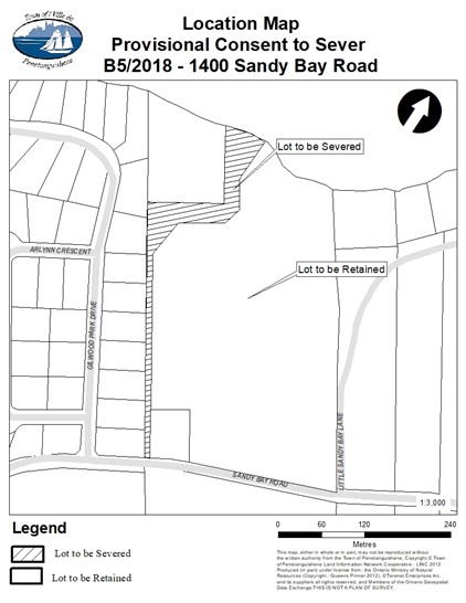 Location Map - 1400 Sandy Bay Road