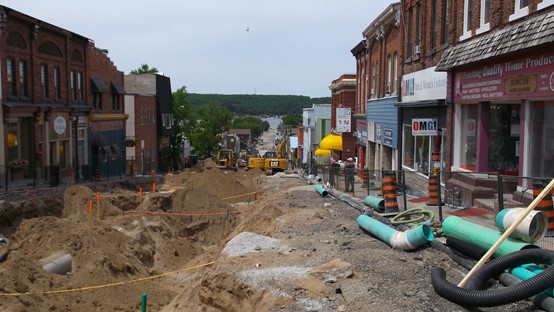 Main Street reconstruction ongoing